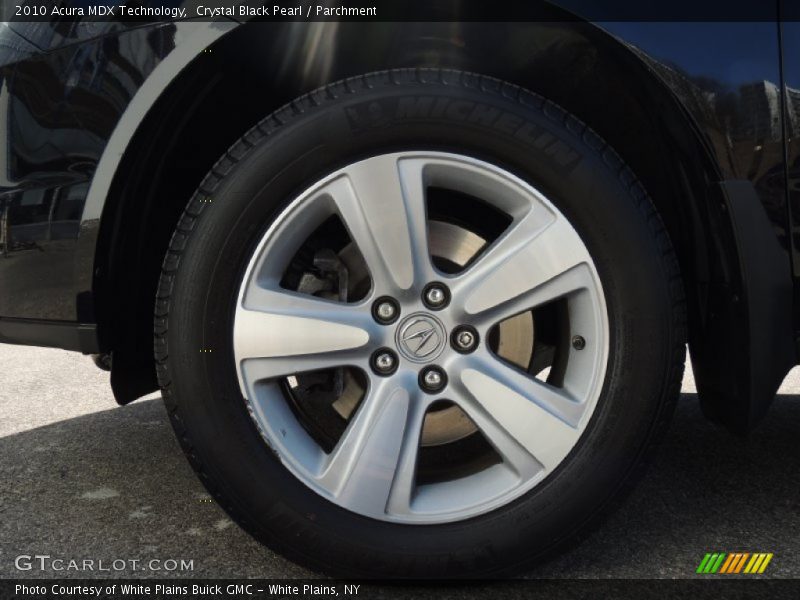 Crystal Black Pearl / Parchment 2010 Acura MDX Technology