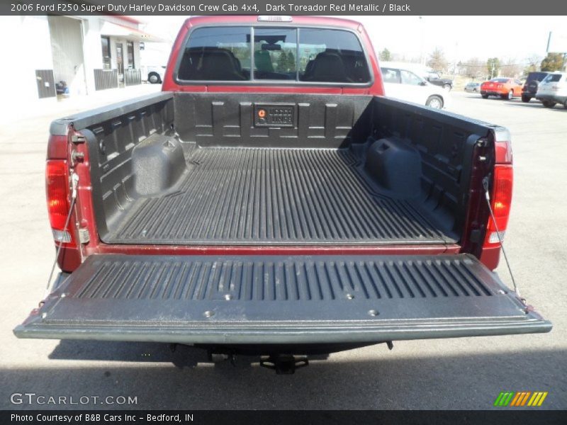Dark Toreador Red Metallic / Black 2006 Ford F250 Super Duty Harley Davidson Crew Cab 4x4