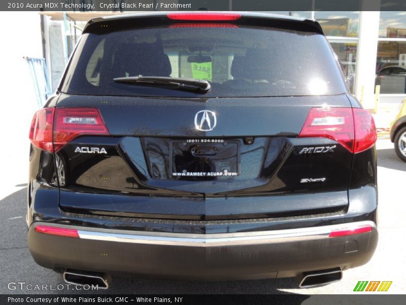 Crystal Black Pearl / Parchment 2010 Acura MDX Technology