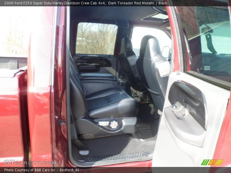 Dark Toreador Red Metallic / Black 2006 Ford F250 Super Duty Harley Davidson Crew Cab 4x4