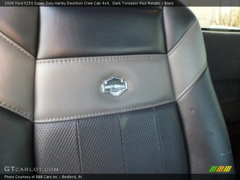 Dark Toreador Red Metallic / Black 2006 Ford F250 Super Duty Harley Davidson Crew Cab 4x4