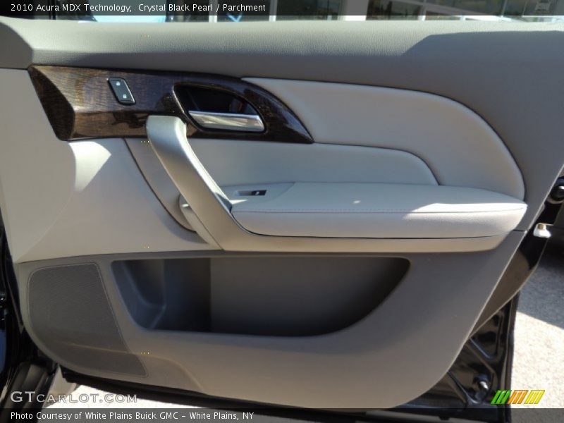 Crystal Black Pearl / Parchment 2010 Acura MDX Technology