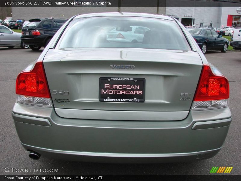 Willow Green Metallic / Graphite 2006 Volvo S60 2.5T AWD