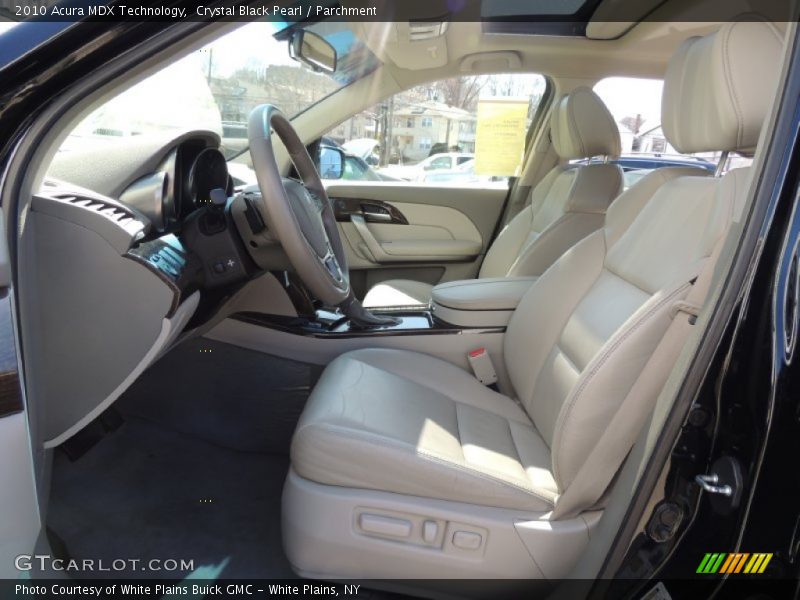 Crystal Black Pearl / Parchment 2010 Acura MDX Technology