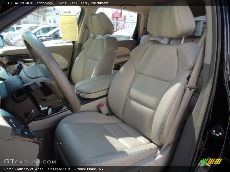 Crystal Black Pearl / Parchment 2010 Acura MDX Technology