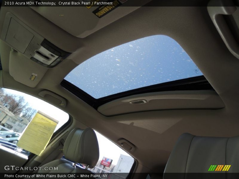 Crystal Black Pearl / Parchment 2010 Acura MDX Technology