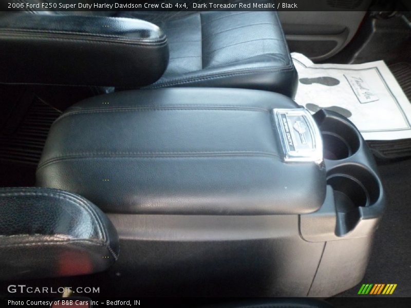Dark Toreador Red Metallic / Black 2006 Ford F250 Super Duty Harley Davidson Crew Cab 4x4
