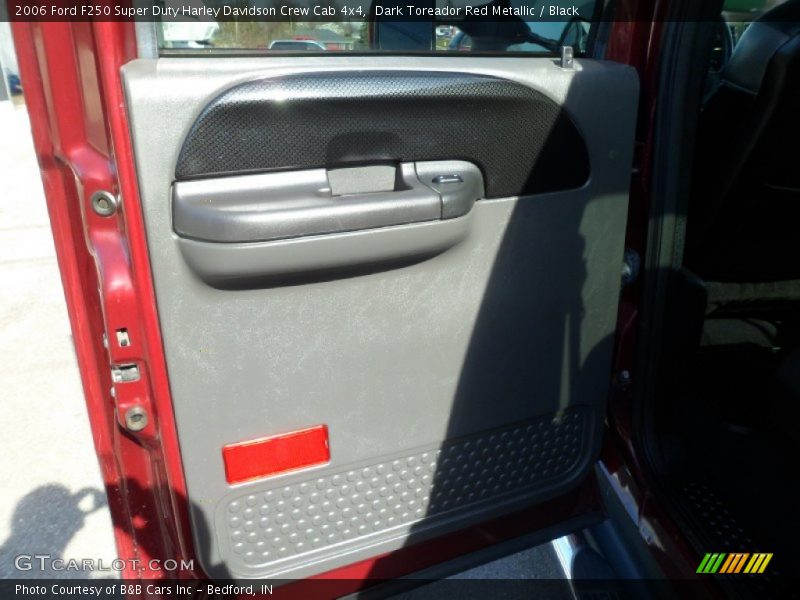 Dark Toreador Red Metallic / Black 2006 Ford F250 Super Duty Harley Davidson Crew Cab 4x4