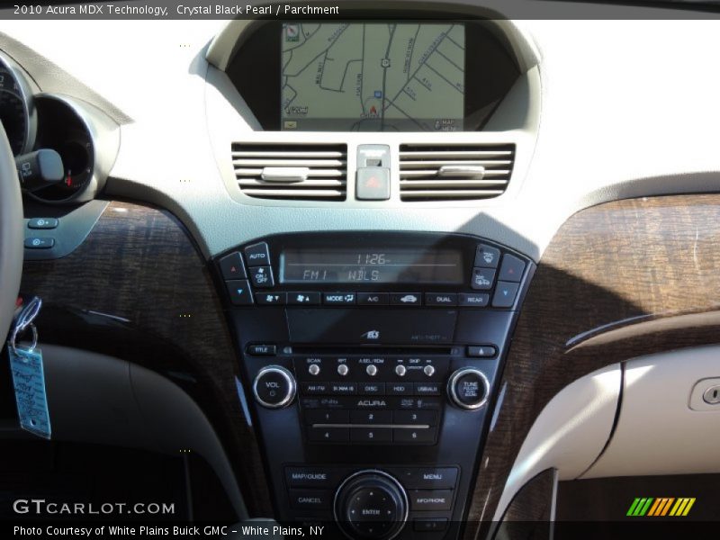 Crystal Black Pearl / Parchment 2010 Acura MDX Technology