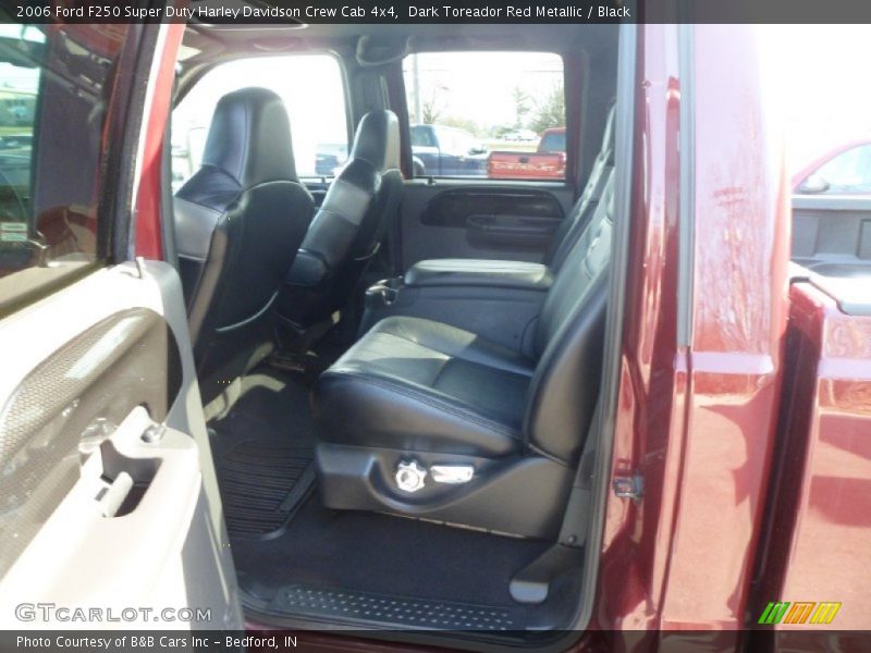 Dark Toreador Red Metallic / Black 2006 Ford F250 Super Duty Harley Davidson Crew Cab 4x4