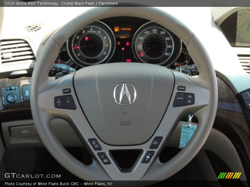 Crystal Black Pearl / Parchment 2010 Acura MDX Technology