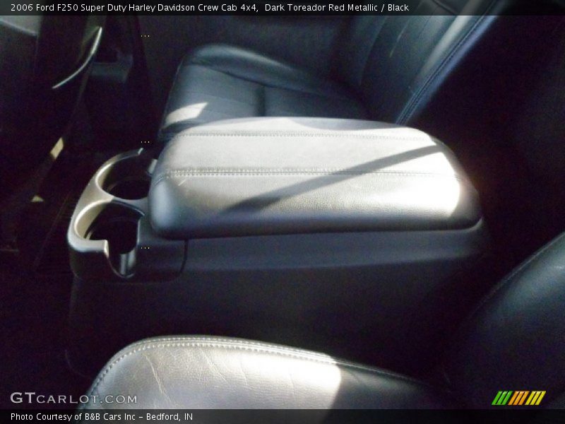 Dark Toreador Red Metallic / Black 2006 Ford F250 Super Duty Harley Davidson Crew Cab 4x4