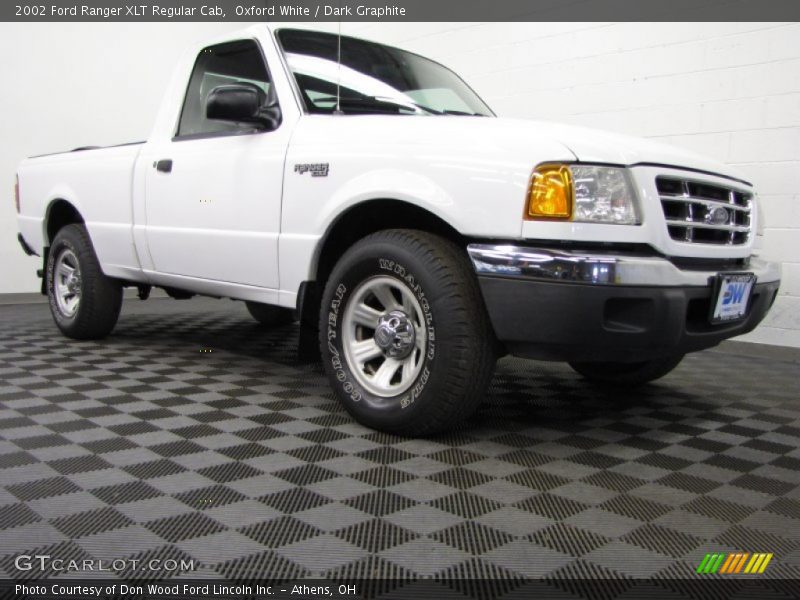 Oxford White / Dark Graphite 2002 Ford Ranger XLT Regular Cab