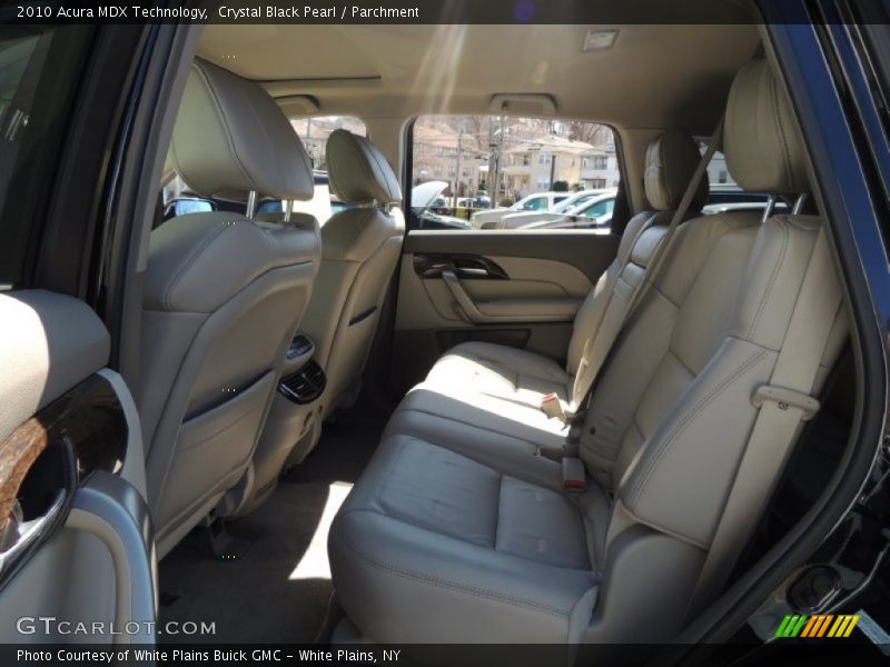 Crystal Black Pearl / Parchment 2010 Acura MDX Technology