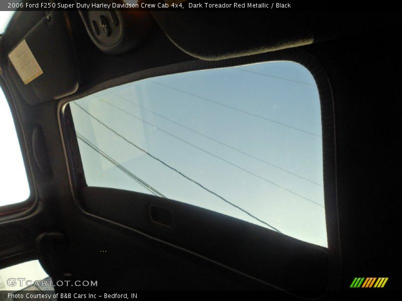 Dark Toreador Red Metallic / Black 2006 Ford F250 Super Duty Harley Davidson Crew Cab 4x4