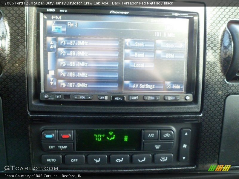 Dark Toreador Red Metallic / Black 2006 Ford F250 Super Duty Harley Davidson Crew Cab 4x4