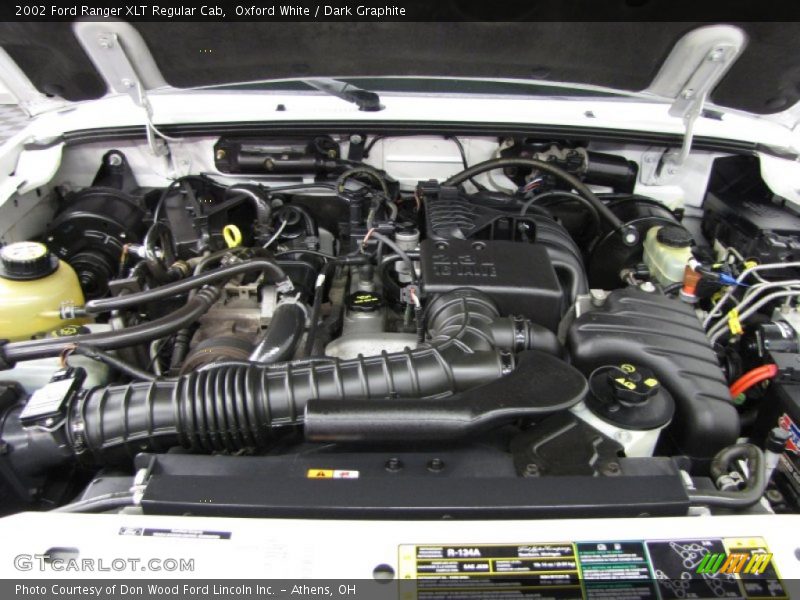 Oxford White / Dark Graphite 2002 Ford Ranger XLT Regular Cab