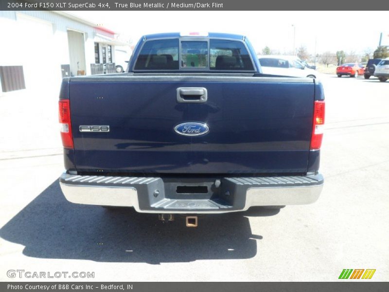 True Blue Metallic / Medium/Dark Flint 2004 Ford F150 XLT SuperCab 4x4