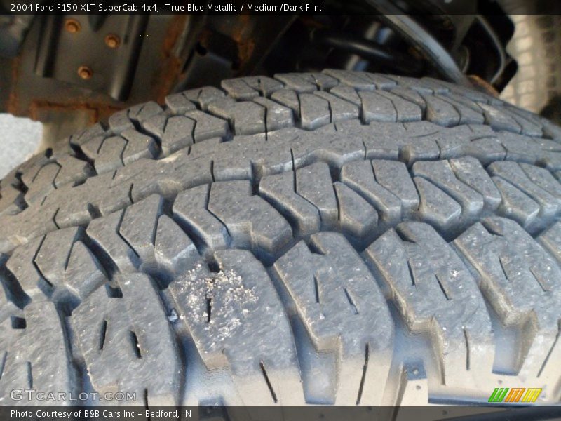 True Blue Metallic / Medium/Dark Flint 2004 Ford F150 XLT SuperCab 4x4