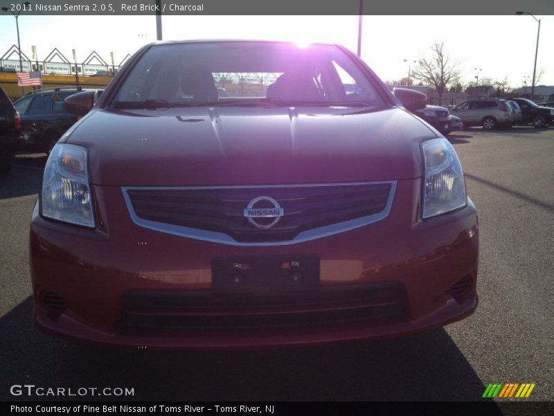 Red Brick / Charcoal 2011 Nissan Sentra 2.0 S