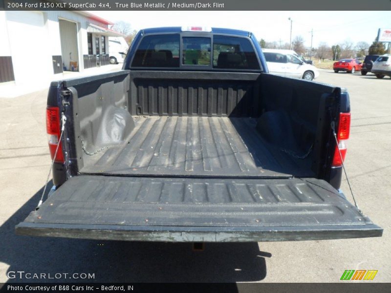 True Blue Metallic / Medium/Dark Flint 2004 Ford F150 XLT SuperCab 4x4