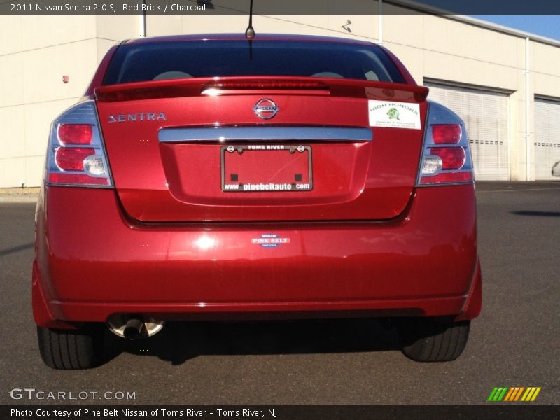 Red Brick / Charcoal 2011 Nissan Sentra 2.0 S