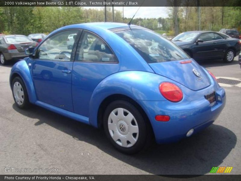 Techno Blue Metallic / Black 2000 Volkswagen New Beetle GLS 1.8T Coupe