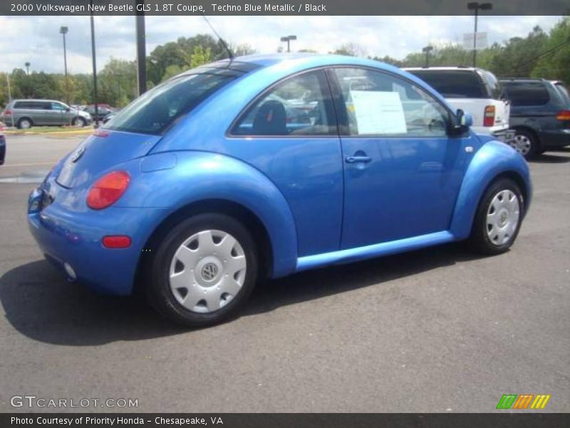 Techno Blue Metallic / Black 2000 Volkswagen New Beetle GLS 1.8T Coupe