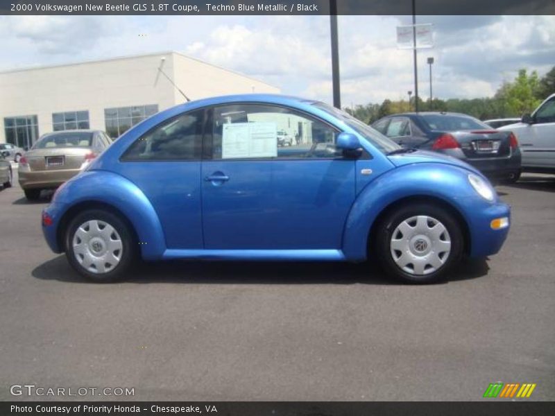 Techno Blue Metallic / Black 2000 Volkswagen New Beetle GLS 1.8T Coupe