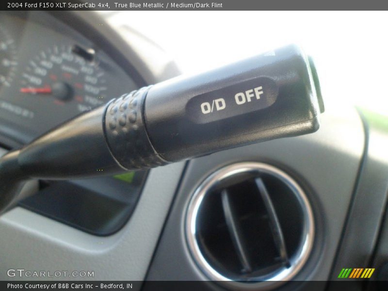 True Blue Metallic / Medium/Dark Flint 2004 Ford F150 XLT SuperCab 4x4
