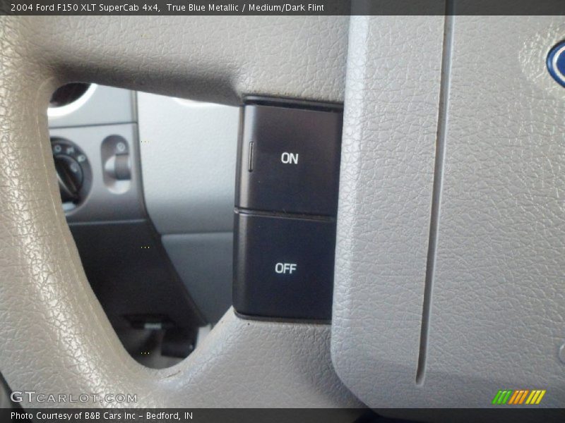 True Blue Metallic / Medium/Dark Flint 2004 Ford F150 XLT SuperCab 4x4
