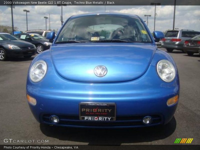 Techno Blue Metallic / Black 2000 Volkswagen New Beetle GLS 1.8T Coupe