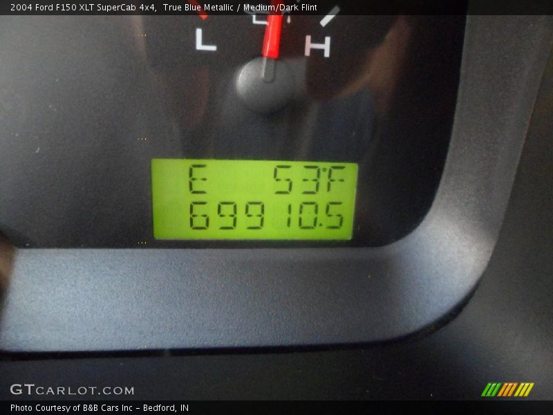 True Blue Metallic / Medium/Dark Flint 2004 Ford F150 XLT SuperCab 4x4