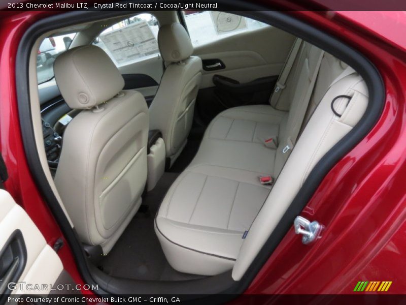 Crystal Red Tintcoat / Cocoa/Light Neutral 2013 Chevrolet Malibu LTZ