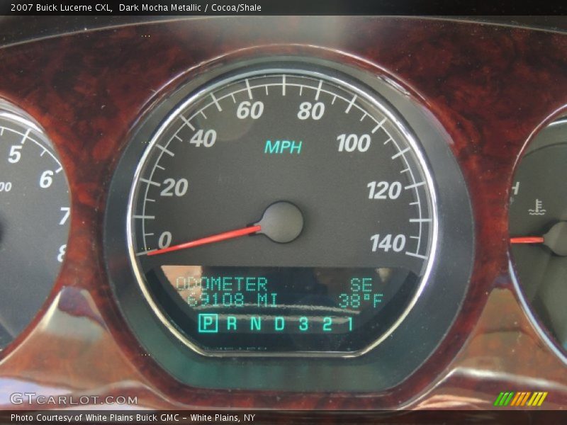 Dark Mocha Metallic / Cocoa/Shale 2007 Buick Lucerne CXL