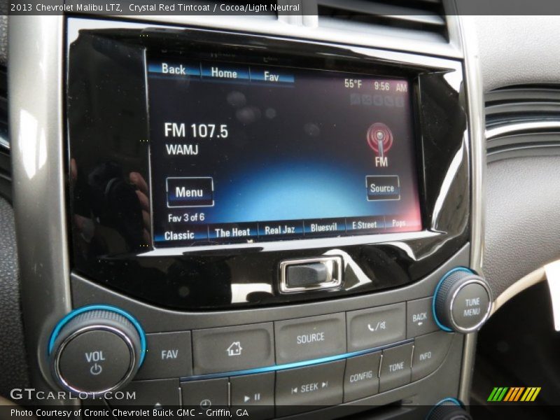 Crystal Red Tintcoat / Cocoa/Light Neutral 2013 Chevrolet Malibu LTZ