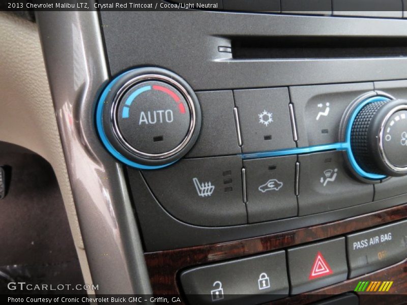 Crystal Red Tintcoat / Cocoa/Light Neutral 2013 Chevrolet Malibu LTZ