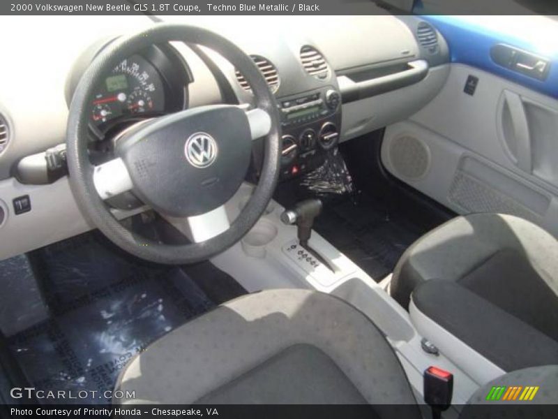 Techno Blue Metallic / Black 2000 Volkswagen New Beetle GLS 1.8T Coupe
