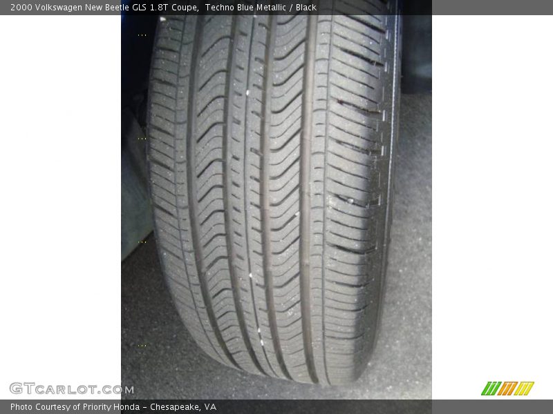 Techno Blue Metallic / Black 2000 Volkswagen New Beetle GLS 1.8T Coupe