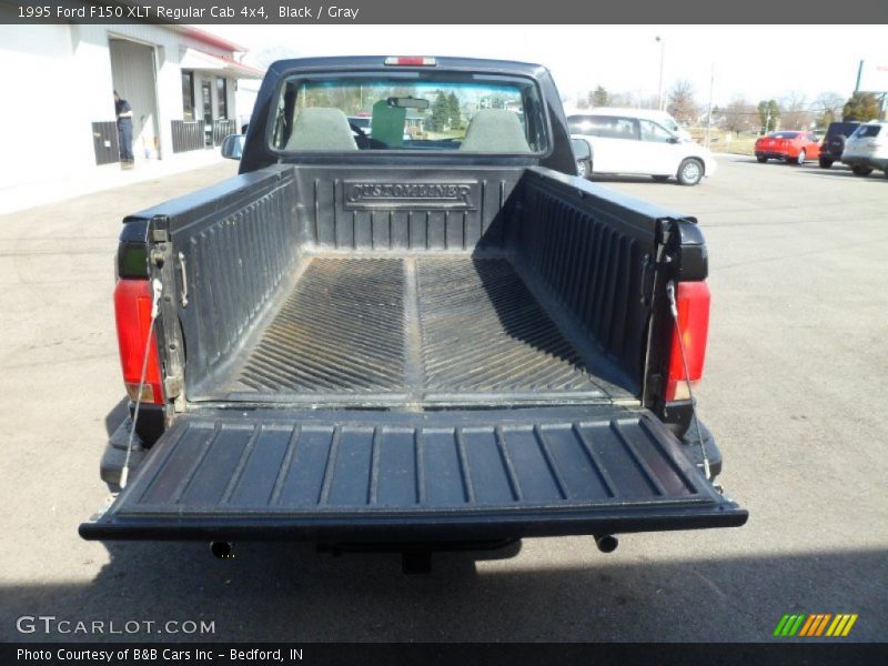 Black / Gray 1995 Ford F150 XLT Regular Cab 4x4