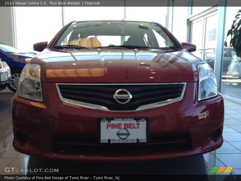 Red Brick Metallic / Charcoal 2010 Nissan Sentra 2.0