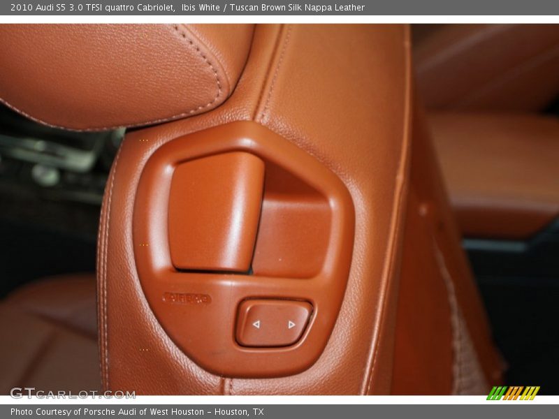 Ibis White / Tuscan Brown Silk Nappa Leather 2010 Audi S5 3.0 TFSI quattro Cabriolet