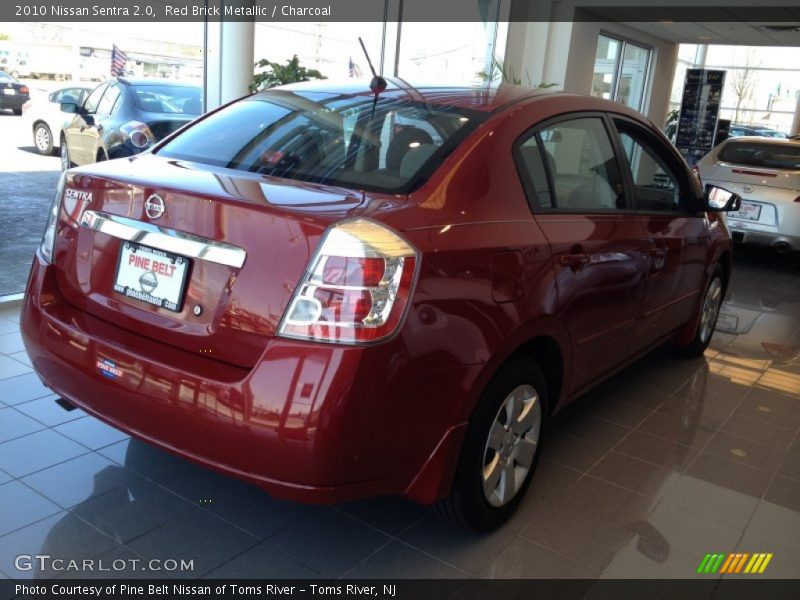 Red Brick Metallic / Charcoal 2010 Nissan Sentra 2.0