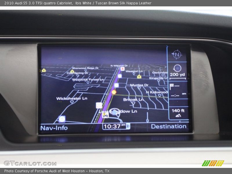 Ibis White / Tuscan Brown Silk Nappa Leather 2010 Audi S5 3.0 TFSI quattro Cabriolet