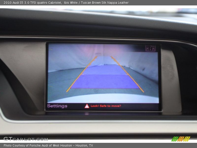Ibis White / Tuscan Brown Silk Nappa Leather 2010 Audi S5 3.0 TFSI quattro Cabriolet