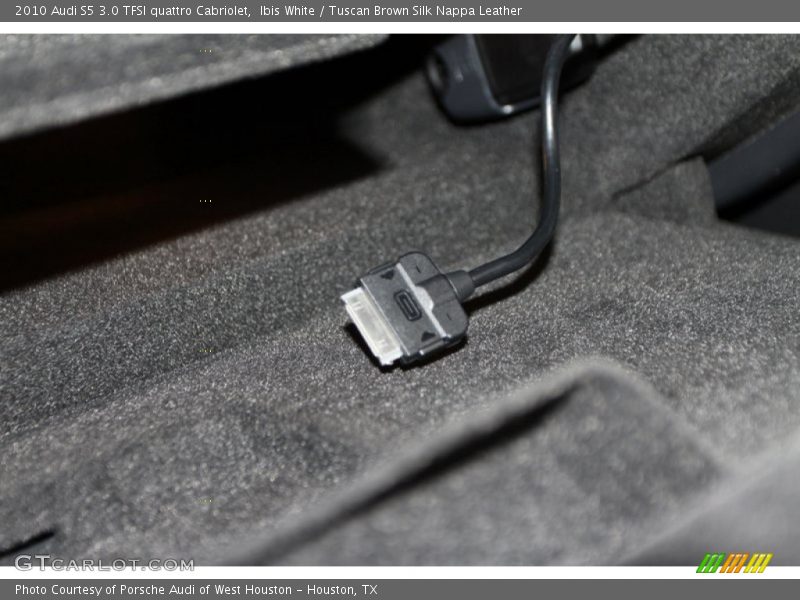 Ibis White / Tuscan Brown Silk Nappa Leather 2010 Audi S5 3.0 TFSI quattro Cabriolet