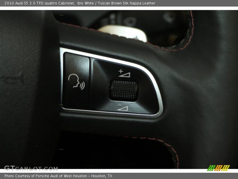 Ibis White / Tuscan Brown Silk Nappa Leather 2010 Audi S5 3.0 TFSI quattro Cabriolet