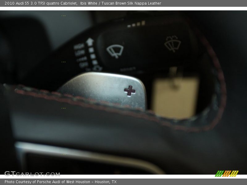 Ibis White / Tuscan Brown Silk Nappa Leather 2010 Audi S5 3.0 TFSI quattro Cabriolet