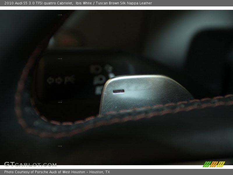 Ibis White / Tuscan Brown Silk Nappa Leather 2010 Audi S5 3.0 TFSI quattro Cabriolet