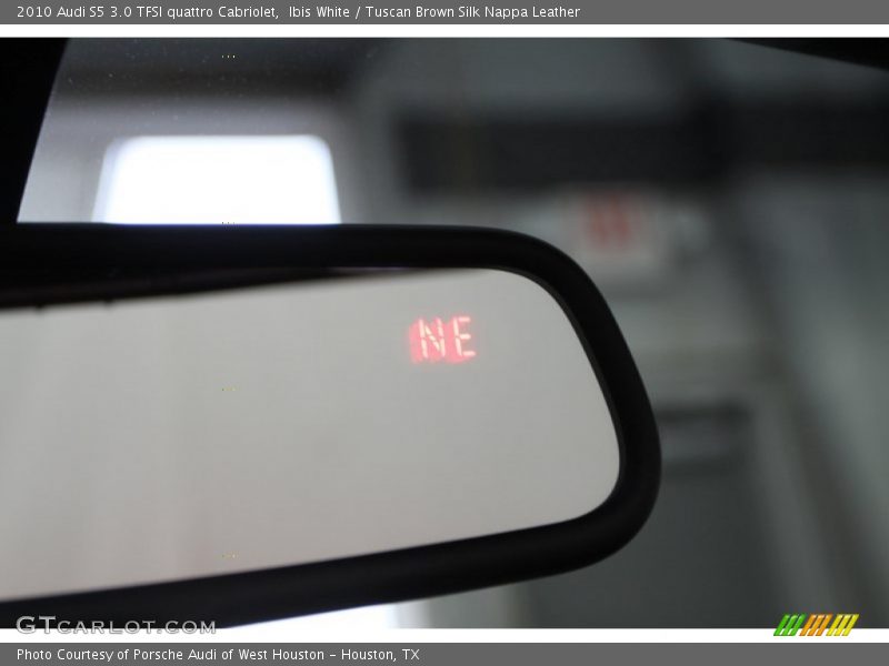 Ibis White / Tuscan Brown Silk Nappa Leather 2010 Audi S5 3.0 TFSI quattro Cabriolet
